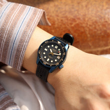 Carica l'immagine nel visualizzatore di Gallery, Special offer 40mm SLA025 homage NH35A movt Steel PVD blue
