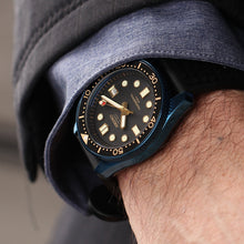 Carica l'immagine nel visualizzatore di Gallery, Special offer 40mm SLA025 homage NH35A movt Steel PVD blue