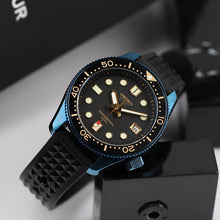 Carica l'immagine nel visualizzatore di Gallery, Special offer 40mm SLA025 homage NH35A movt Steel PVD blue