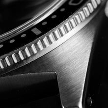 Load image into Gallery viewer, 62Mas Homage NH35A Waffle Strap Vintage Watch Black Dial