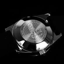 Load image into Gallery viewer, 62Mas Homage NH35A Waffle Strap Vintage Watch Black Dial
