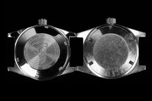 Load image into Gallery viewer, 62Mas Homage NH35A Waffle Strap Vintage Watch Black Dial