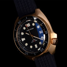 Carica l'immagine nel visualizzatore di Gallery, Bronze Turtle 6105 Homage Black Dial NH35A 300M Water Resistant