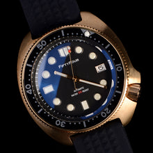 Carica l'immagine nel visualizzatore di Gallery, Bronze Turtle 6105 Homage Black Dial NH35A 300M Water Resistant
