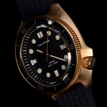Carica l'immagine nel visualizzatore di Gallery, Bronze Turtle 6105 Homage Black Dial NH35A 300M Water Resistant