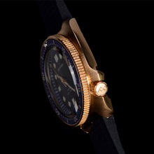 Load image into Gallery viewer, Bronze Watch 6105 Turtle Blue dial NH35A  30ATM Water resistant