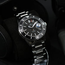 Carica l'immagine nel visualizzatore di Gallery, Seagull Ocean Star Automatic Men's Diving Swimming Watch Black Dial 816.523