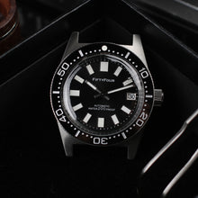 Load image into Gallery viewer, 37mm SLA017 Homage Black dial topcoat glass NH35A