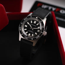 Load image into Gallery viewer, 37mm SLA017 Homage Black dial topcoat glass NH35A