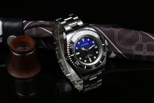 Carica l'immagine nel visualizzatore di Gallery, Blue Sea Deweller 116600 Homage NH35A Mechanical Sold band 100ATM Water Resistant