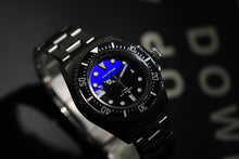 Carica l'immagine nel visualizzatore di Gallery, Blue Sea Deweller 116600 Homage NH35A Mechanical Sold band 100ATM Water Resistant