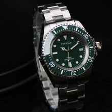 Carica l'immagine nel visualizzatore di Gallery, Deepsea Green 100ATM Water Resisstant Diver Watch Green Dial NH35A Movt