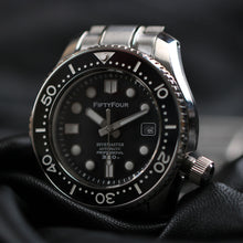 Carica l'immagine nel visualizzatore di Gallery, Seagull ST2130 44mm SBDX001 Homage Black Divemaster Automatic MM300 Marinemaster