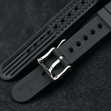 Carica l'immagine nel visualizzatore di Gallery, SLA025 Homage Titanium Grade 5 Solid endpiece 19mm waffle strap seahunter dial