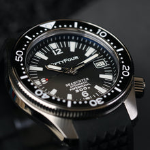 Carica l'immagine nel visualizzatore di Gallery, SLA025 Homage Titanium Grade 5 Solid endpiece 19mm waffle strap seahunter dial