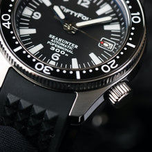 Carica l'immagine nel visualizzatore di Gallery, SLA025 Homage Titanium Grade 5 Solid endpiece 19mm waffle strap seahunter dial