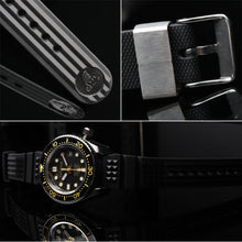 Load image into Gallery viewer, MM300 Homage Silver dial ST2130 Movt Waffle Strap
