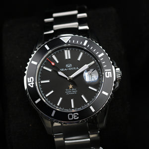 Seagull Ocean Star Automatic Men's Diving Swimming Watch Black Dial 816.523