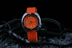 SEIKO Homage 6105 Turtle orange dial 