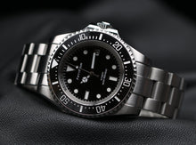 Load image into Gallery viewer, 1000meter Water Resisstant Diver Watch Black Dial Rolex Homage 116600

