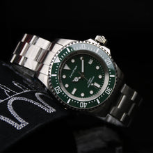 Load image into Gallery viewer, Deepsea Green 100ATM Water Resisstant Diver Watch Green Dial NH35A Movt
