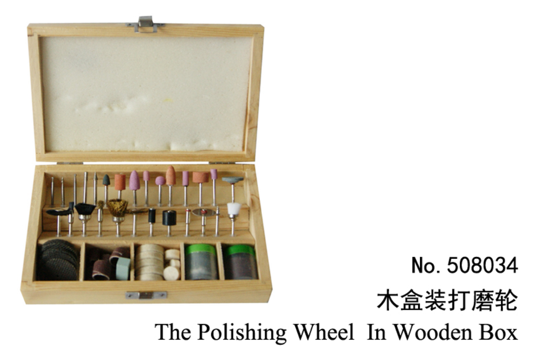 Polishing Wheel in Wooden box